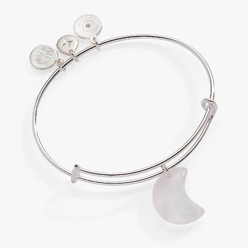Seasonal Jewelry Sale – Upgrade Your Collection Carved Moonstone Moon Bangle