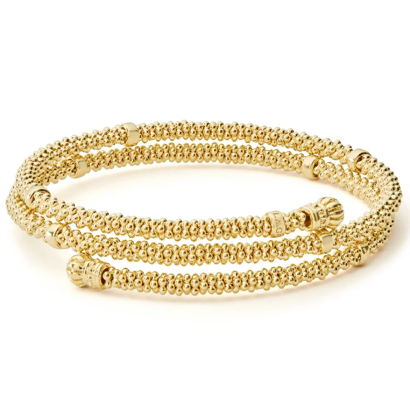Best Jewelry Deals – Shop Premium Pieces At Great Prices Caviar Gold 18K Gold Wrap Bracelet