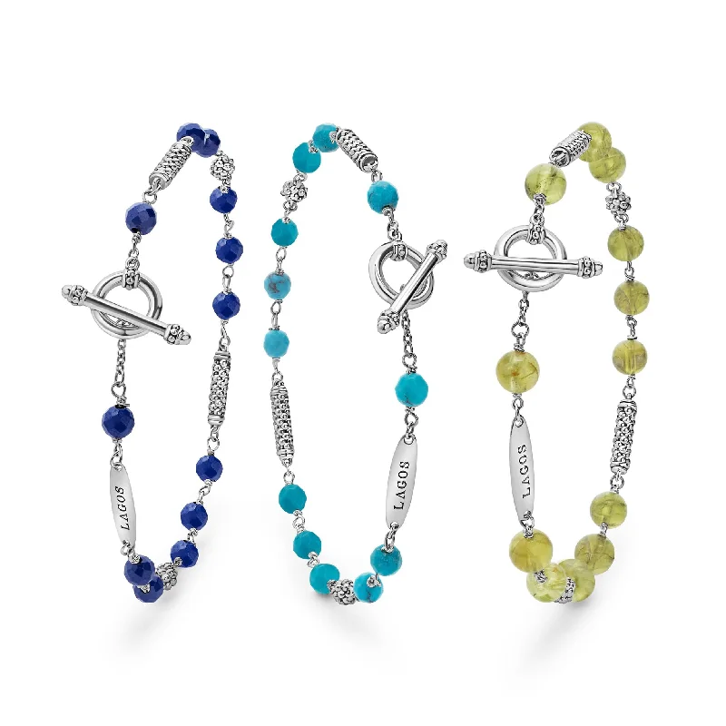 Exclusive Jewelry Sale – Limited-Time Discounts Caviar Icon Gemstone Bracelet Gift Set