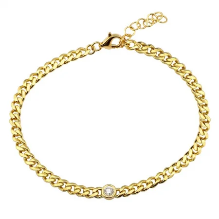 Must-Have Jewelry At Unbelievable Discounts Diamond Bezel Cuban Link Bracelet