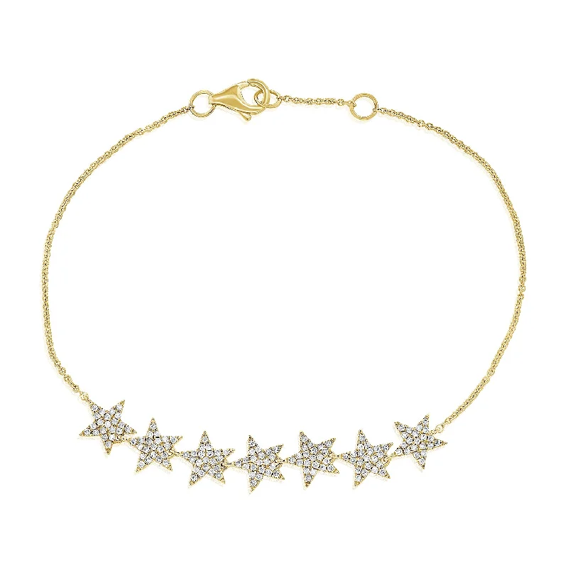 Shine Without Limits – Jewelry Sale Happening Now Diamond Multi-Star Bracelet