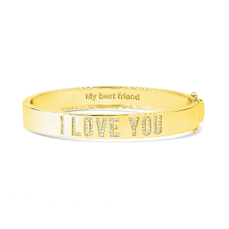 Must-Have Jewelry At Unbelievable Discounts Diamond Personalized Bangle