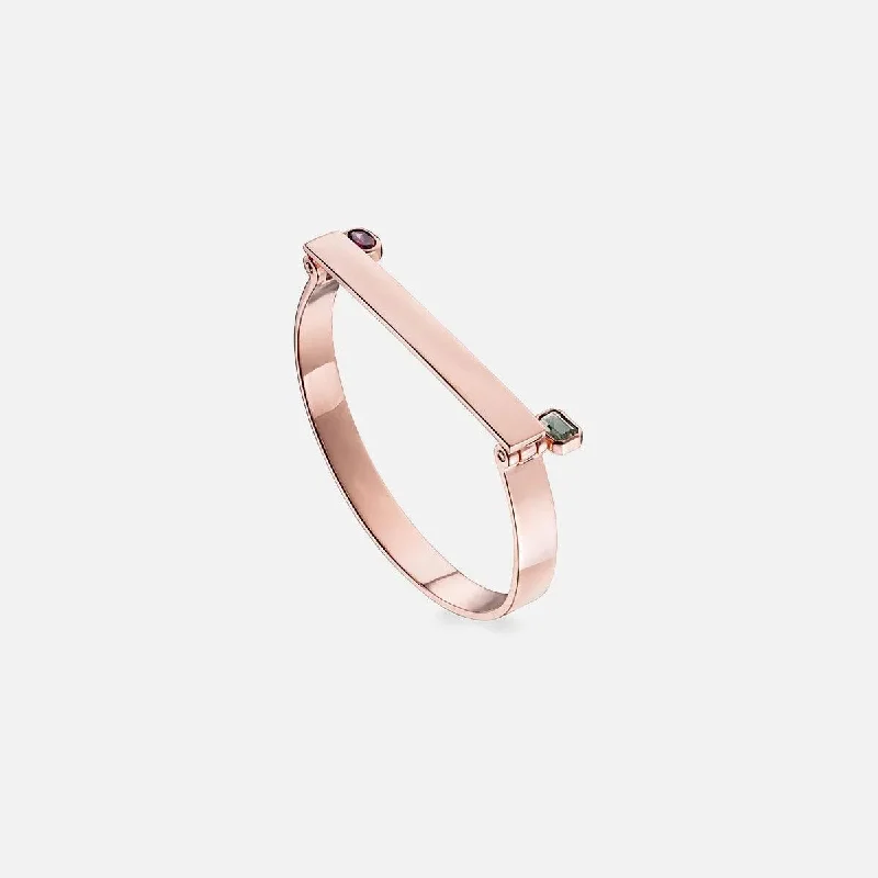 Flash Deals On Fine Jewelry – Shop Before It's Gone Double Screw Bangle In Rose Gold