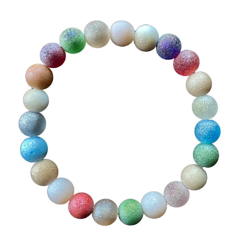 Get The Best Deals On Timeless Jewelry Pieces Easter Parade Matte Pastel Mix 8mm Bracelet