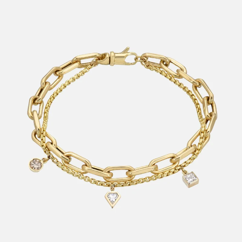 Buy More, Save More On Stunning Jewelry Pieces Elongated Link Double Bracelet