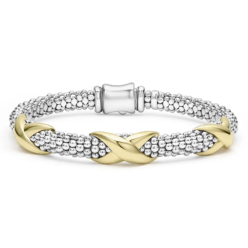 Everyday Jewelry Essentials Now On Sale Embrace Three Station X Caviar Bracelet | 6mm