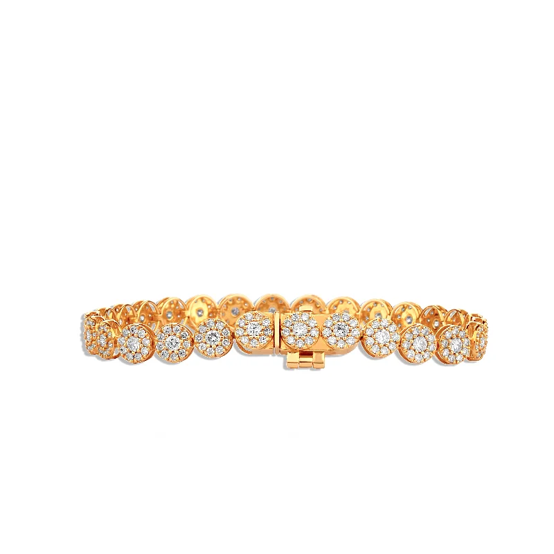 Unique Jewelry Designs Now At Discounted Rates Eros Natural Diamond Bracelet in 18K Gold
