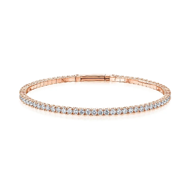 Shop Elegant Jewelry At Unbeatable Prices Flexible Diamond Eternity Bangle