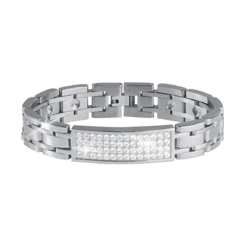 Classic And Modern Jewelry Styles On Sale Galactic Men's Steel Bracelet