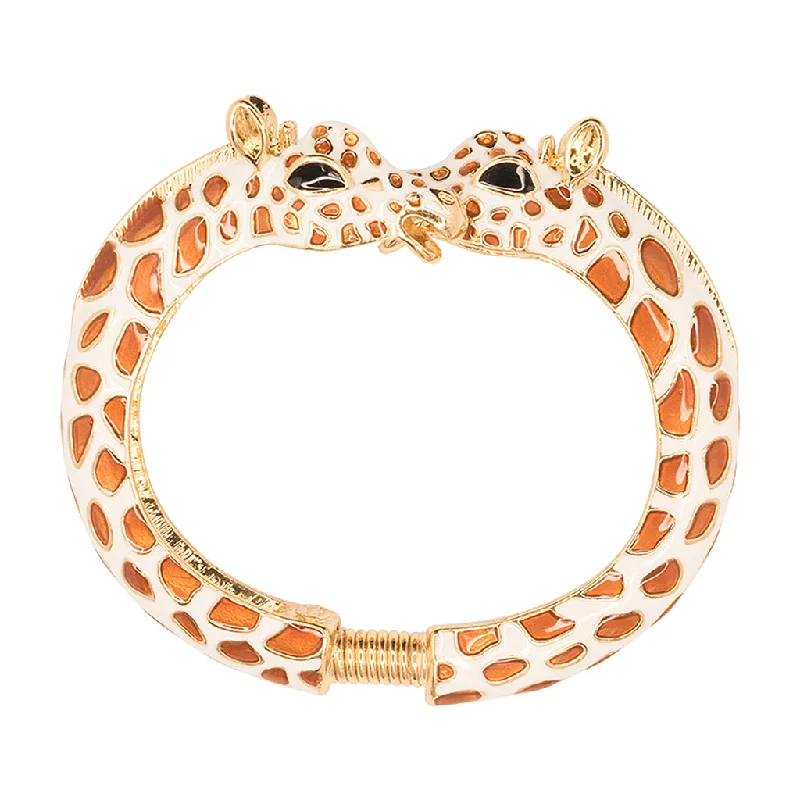 Seasonal Jewelry Deals – Elevate Your Style Giraffe Heads Bangle