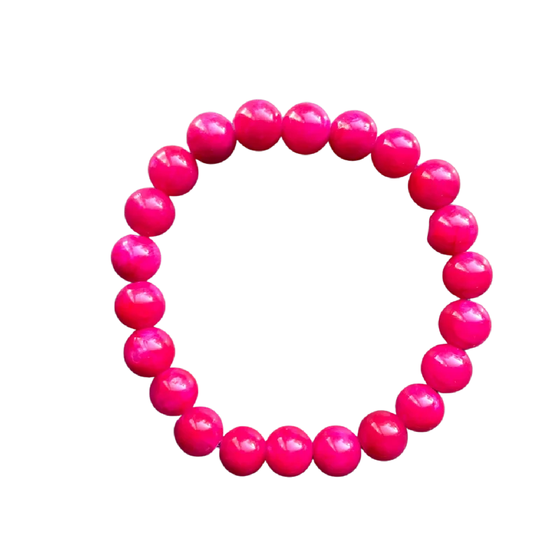 Once-A-Year Jewelry Deals – Shop Before They’Re Gone Raspberry Jade 8mm Bracelet