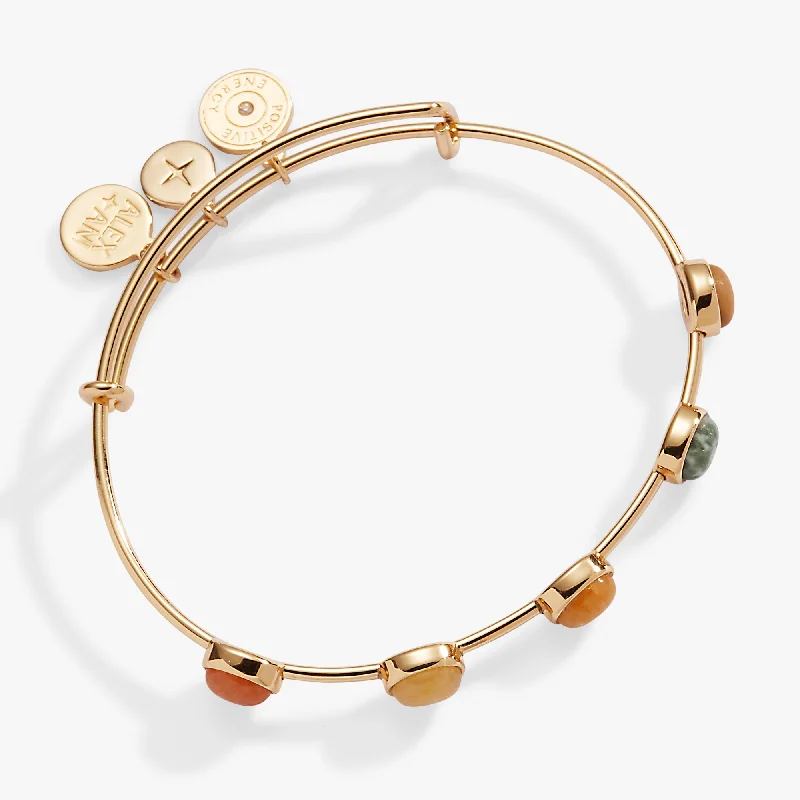 Don't Miss These Dazzling Jewelry Discounts In-Line Semi-Precious Gemstone Bangle