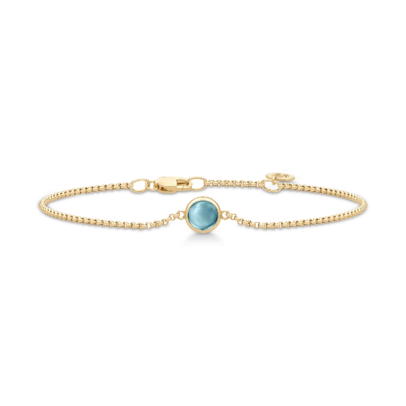 Luxury Jewelry Clearance – Shop Premium Styles Now Primini Gold Plated Bracelet w. Ice Blue Crystal