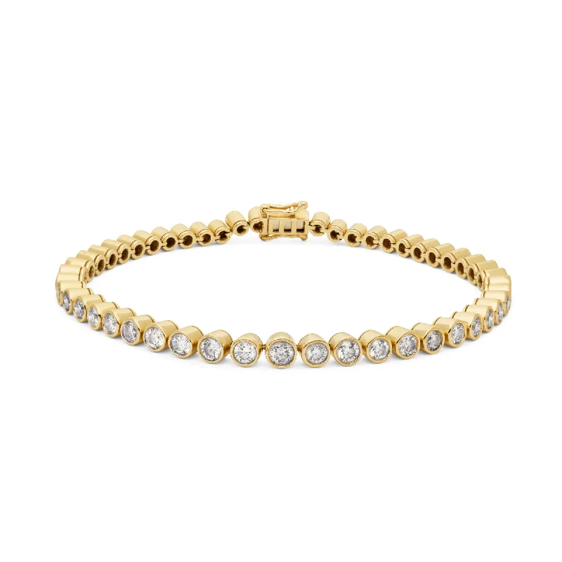 Buy More, Save More On Stunning Jewelry Designs Devi 14K Gold Tennis Bracelet