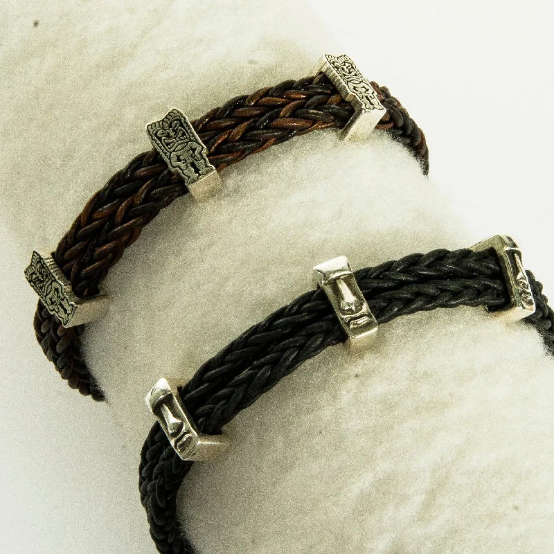 Your Perfect Accessory Now At The Best Price Leather Tiki Bracelet