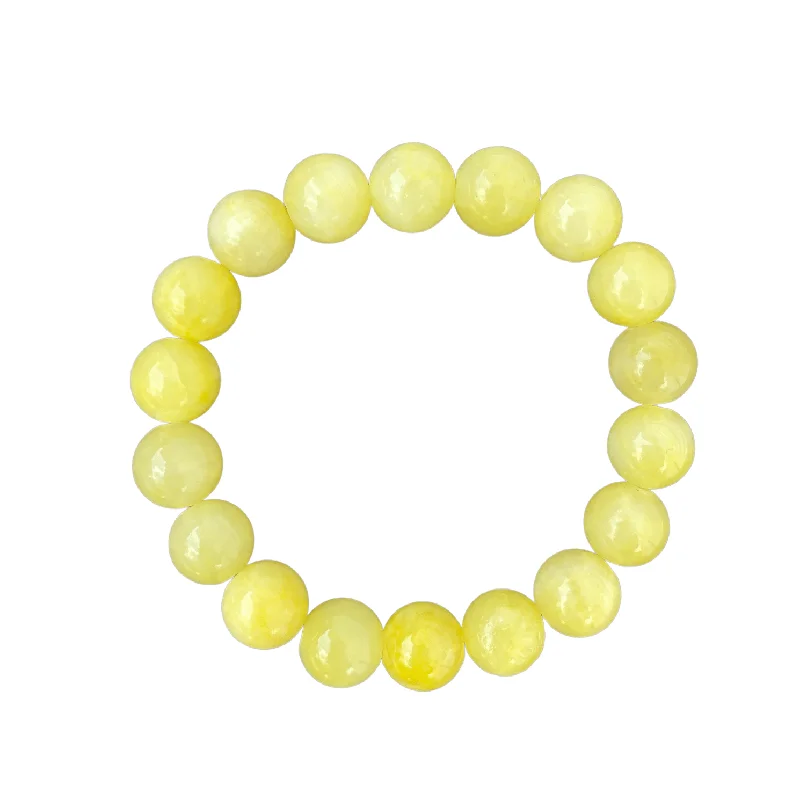Affordable Gold-Plated Jewelry For Modern Fashion Primrose Jade 10mm Bracelet