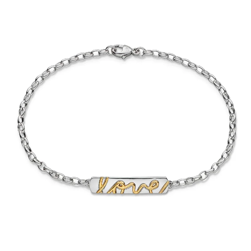Dazzle With Discounts – Shop Jewelry On Sale "Love" Poesy Bracelet