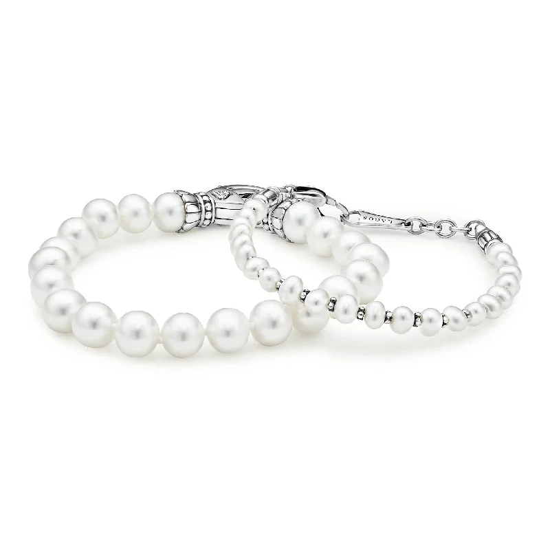 Luna Pearl Bracelet Set