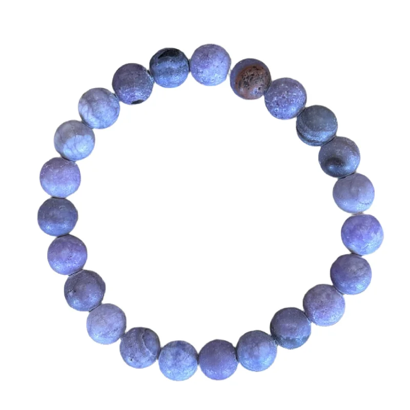 Handmade Pearl Jewelry For Timeless Elegance Matte Lilac 8mm Bracelet