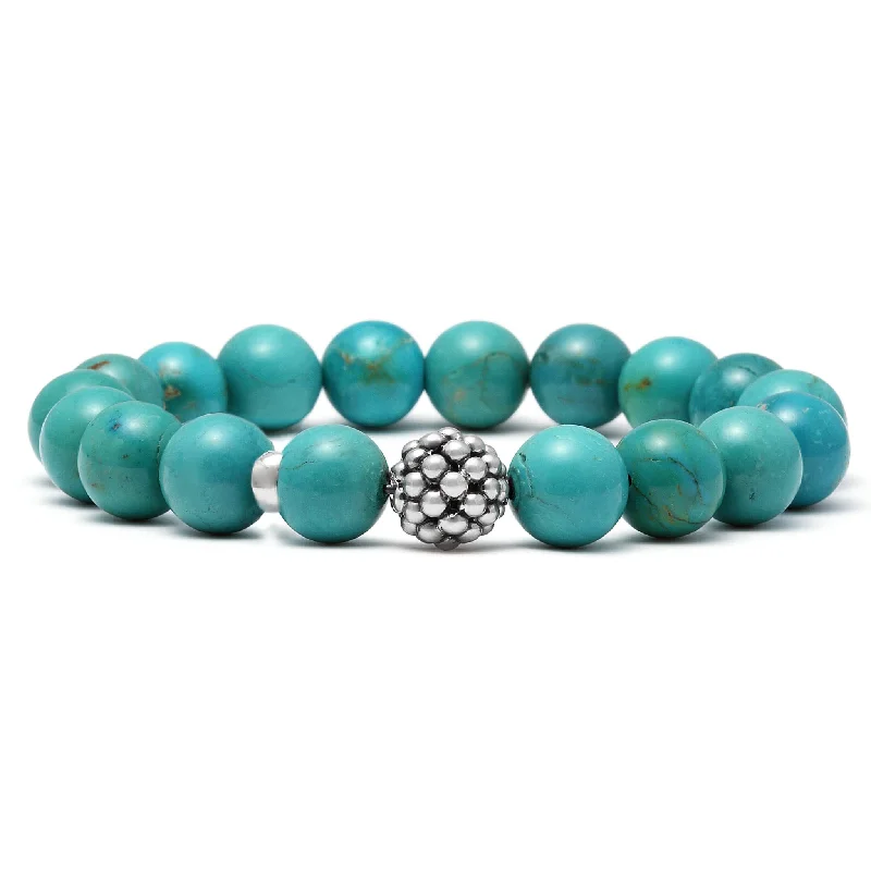 The Ultimate Jewelry Sale – Shop Premium Styles Maya Turquoise Silver Station Bead Bracelet The Ultimate Jewelry Sale – Shop Premium Styles Maya Turquoise Silver Station Bead Bracelet