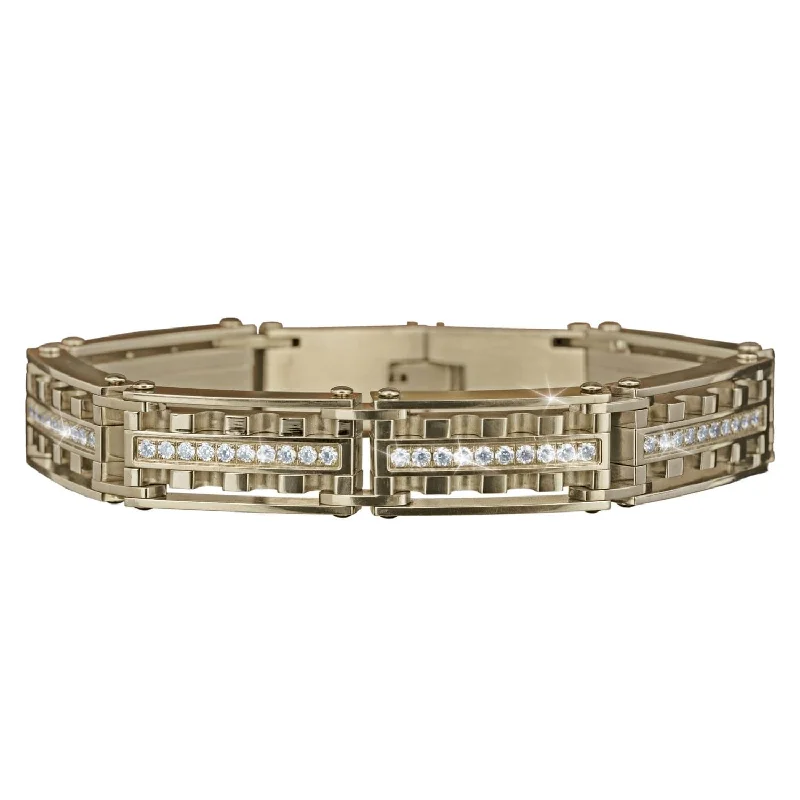 High-End Sparkle, Low-End Prices – Jewelry Sale Live Mirror Men's Bracelet