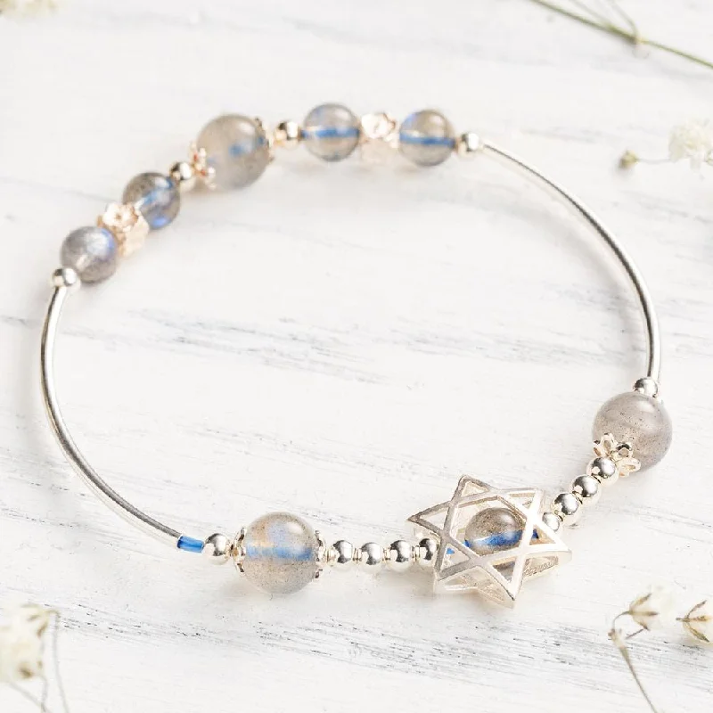 Grab Your Favorite Jewelry At The Lowest Prices Moonstone Hexagram Bracelet