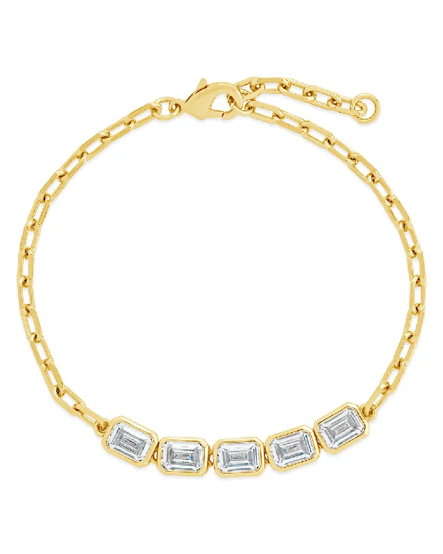 Must-Have Jewelry At Unbelievable Discounts Nyssa Bezel CZ Station Bracelet