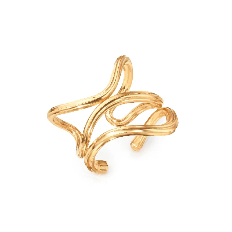 Don't Miss Out On Bestselling Jewelry At Special Prices Under The Sea Triple 18K Gold Bangle