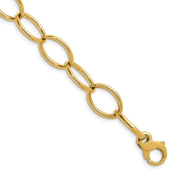 Affordable Luxury Jewelry For Every Occasion Large Oval Link Bracelet