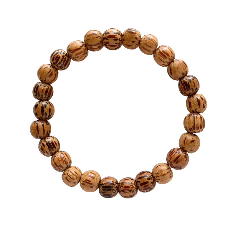 Adjustable Charm Bracelets For A Perfect Fit Light Palmwood 8mm Bracelet