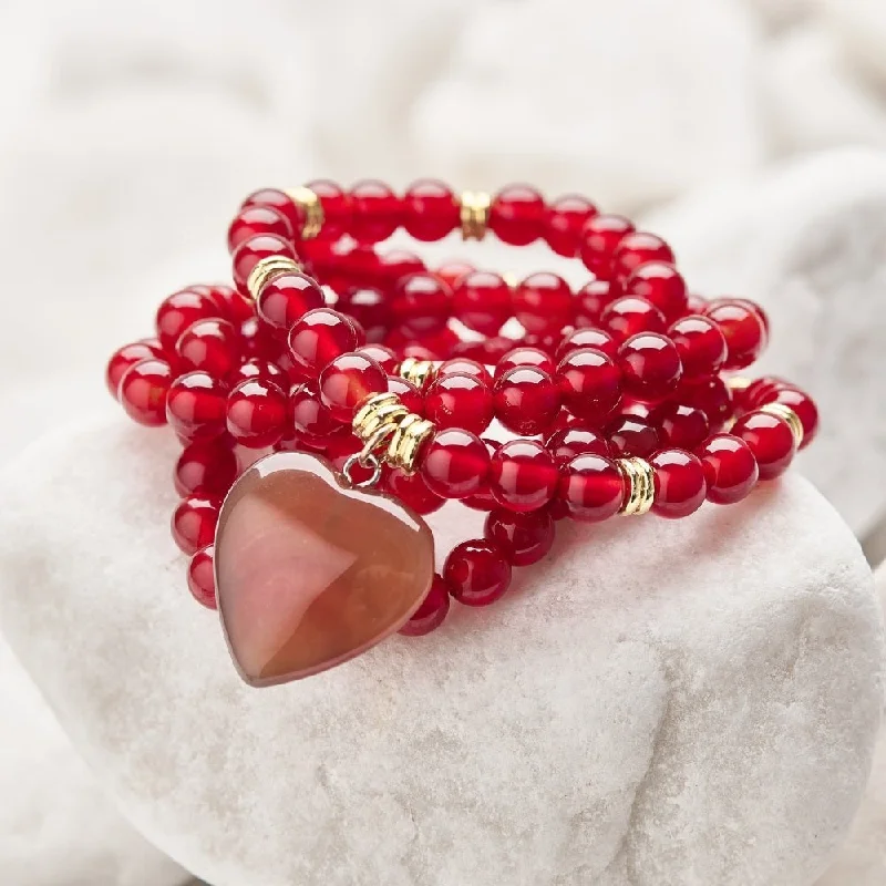 Trendy Minimalist Jewelry For Everyday Wear Passion Energy Carnelian Bracelet