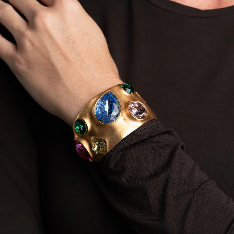 Your Perfect Accessory Now At The Best Price Pastel Gemstone Cuff