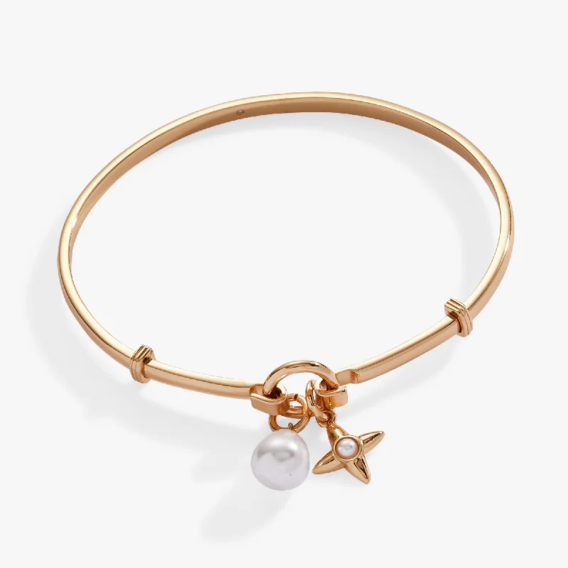 Dazzle With Discounts – Shop Jewelry On Sale Pearl Star Duo Tension Bangle