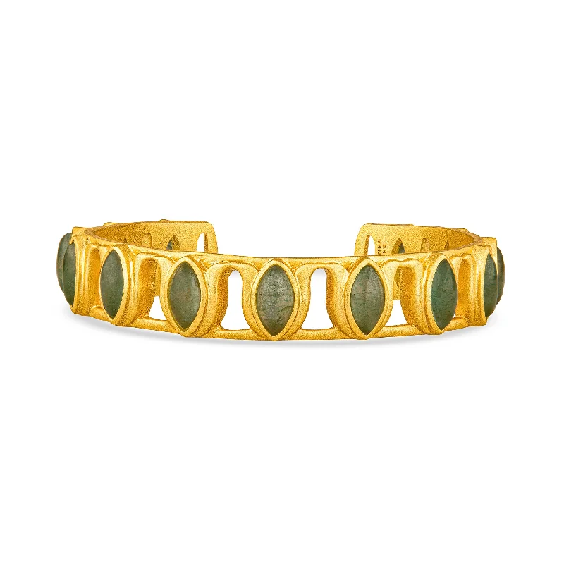 Jewelry Deals That Sparkle – Shop Today Petals Cuff - Green Strawberry Quartz