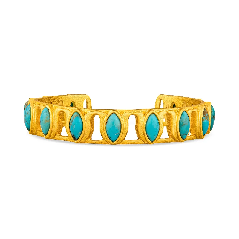 Fine Jewelry, Limited-Time Offers Available Petals Cuff - Turquoise