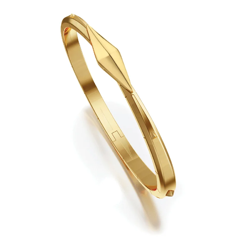 Versatile Layering Jewelry For Effortless Chic “Points North” 18K Yellow Gold Cuff