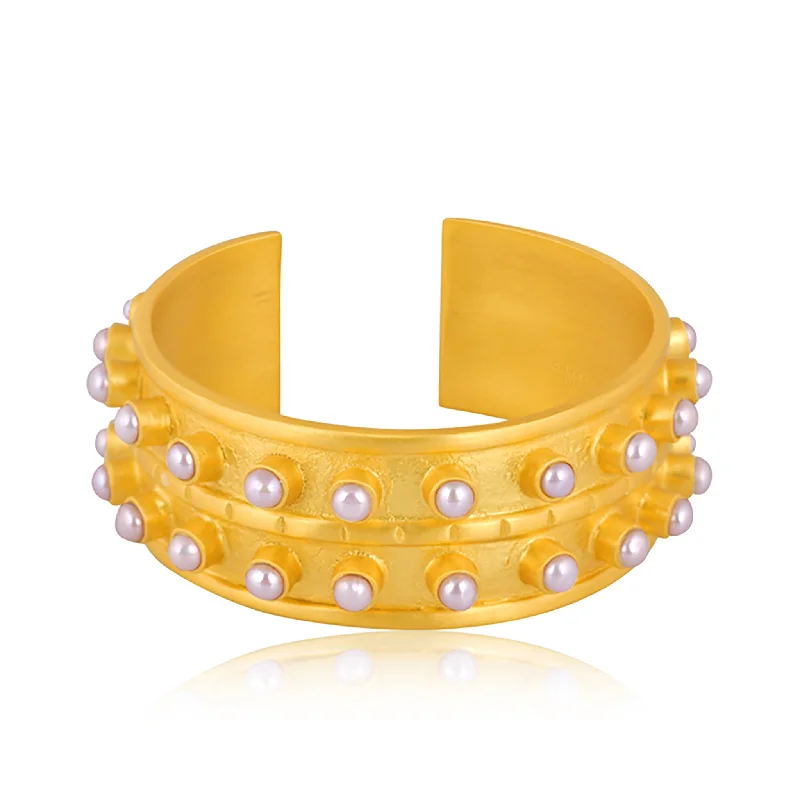 Don't Miss These Dazzling Jewelry Discounts Ray of Light Cuff - Pearl