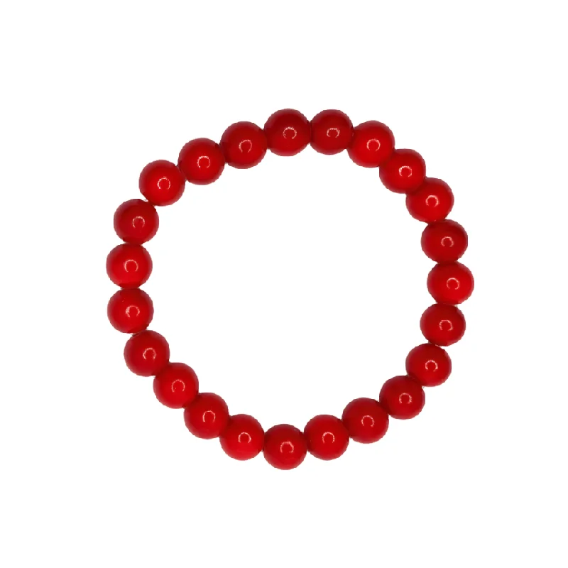 Adjustable Charm Bracelets For A Perfect Fit Universal Red Riverstone 8mm Bracelet