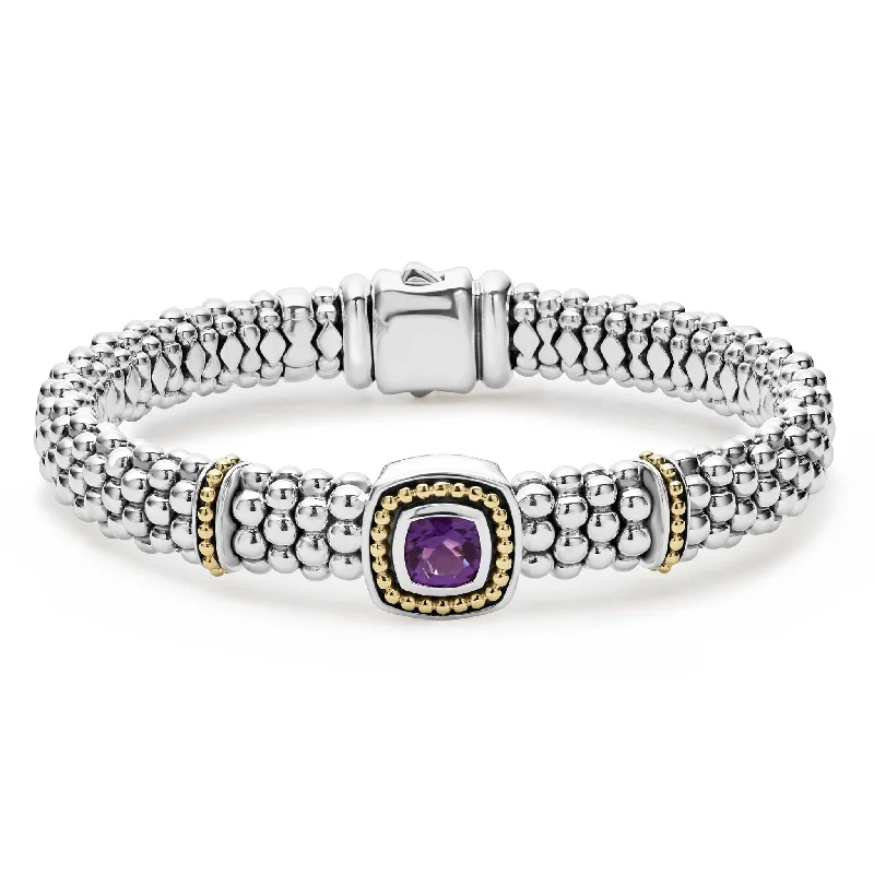 Jewelry Sale Bonanza – Grab Your Sparkle Now Rittenhouse Amethyst Caviar Bracelet | 9mm