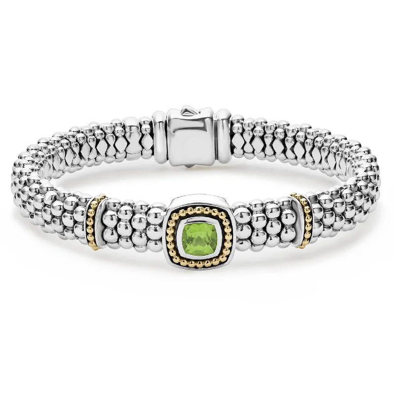 Discounted Jewelry For A Glamorous Look Rittenhouse Peridot Caviar Bracelet | 9mm