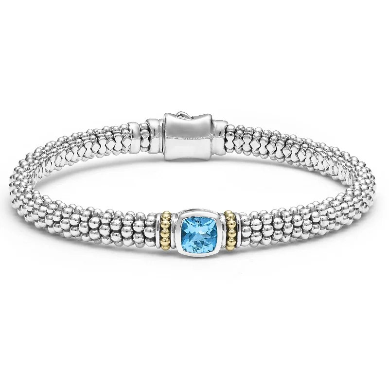 Upgrade Your Jewelry Collection For Less Rittenhouse Swiss Blue Topaz Caviar Bracelet | 6mm Upgrade Your Jewelry Collection For Less Rittenhouse Swiss Blue Topaz Caviar Bracelet | 6mm