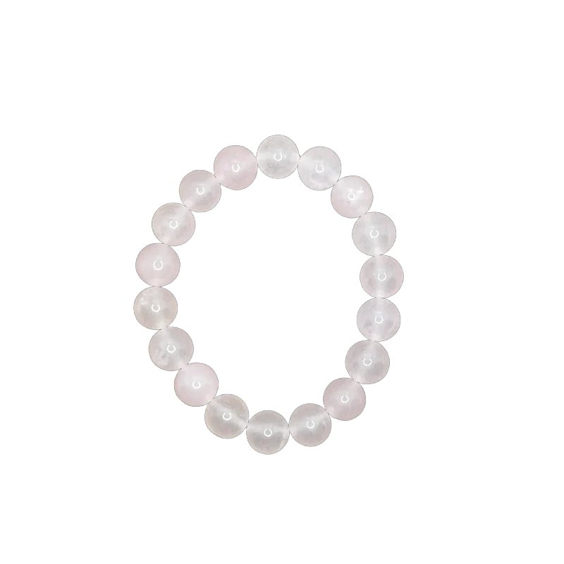 Bohemian-Inspired Jewelry For Free-Spirited Fashion Rose Quartz 10mm Bracelet