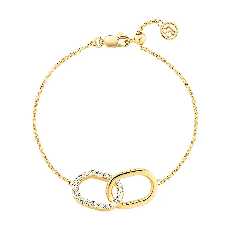 Exclusive Jewelry Bundles At Discounted Rates Capizzi Due Piccolo Gold Plated Bracelet w. Zirconia