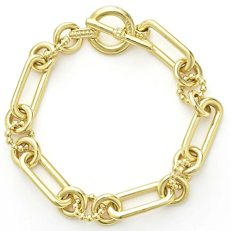 Unlock Unbeatable Jewelry Deals Before They’Re Gone Signature Caviar 18K Gold Link Bracelet