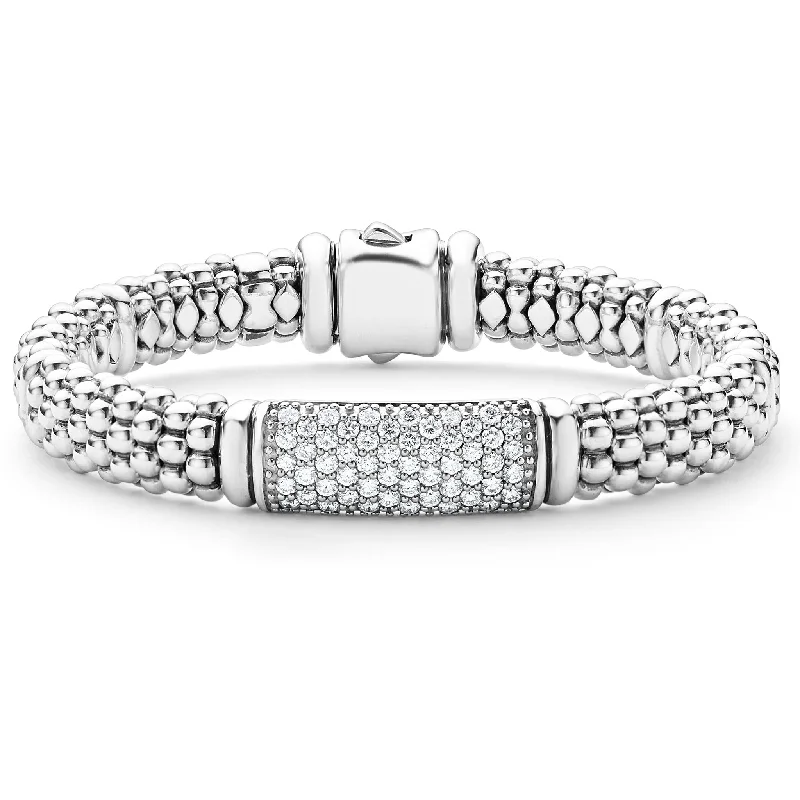 Jewelry Clearance – Final Chance To Save Big Signature Caviar Caviar Diamond Bracelet | 9mm