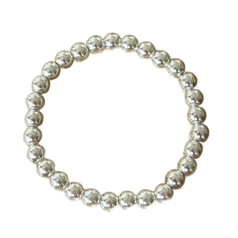 Exclusive Jewelry Bundles At Discounted Rates Silver Coated Hematite Round 6mm Bracelet Exclusive Jewelry Bundles At Discounted Rates Silver Coated Hematite Round 6mm Bracelet