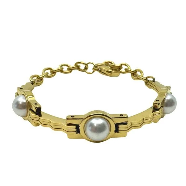 Exclusive Jewelry Sale Event – Shop Now Stainless Steel: Fresh Water Pearl Bracelet (BGSS430)