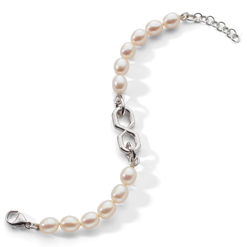 Flash Sale On Stunning Jewelry – Don't Miss Out "The Symbol" Pearl Infinity Bracelet