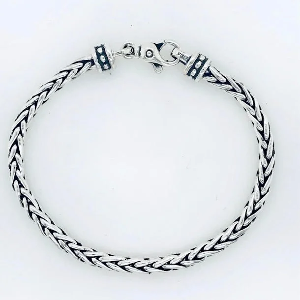 Discover Unique Jewelry With Special Limited-Time Offers Thin Woven Bracelet with Beaded End Cap