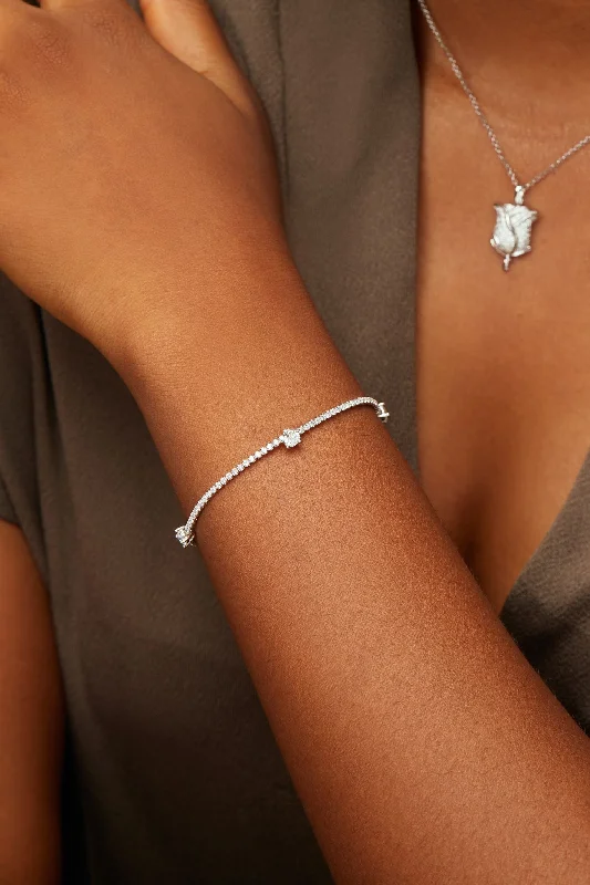 Customized Silver Jewelry For Unique Style Tife Moissanite Tennis Bracelet in 925 Sterling Silver